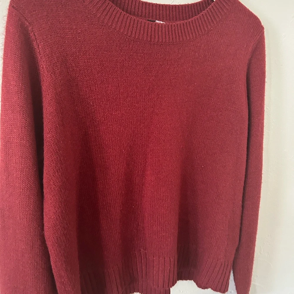 H&M divided burgundy